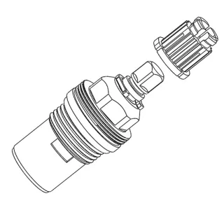 KWC Oberteil-Keramik G1/2 m. Rastbuchse,148.114 Z 03 148.114 Z 03