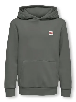 KIDS ONLY - OSJCERES HOODIE LABEL SWT NOOS Castor Gray - Gr. - 152