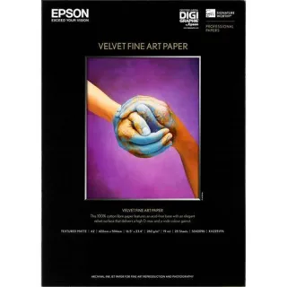 Epson Velvet Fine Art Paper A 2 25 Blatt, 260 g S 042096