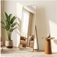 OTTO home Spiegel Standspiegel Addrik, wahlweise in 2 Größen 150x40cm oder 160x50cm (als Wandspiegel und Standspiegel einsetzbar, Rahmen aus Metall), Ganzkörperspiegel mit Sicherheitsglas, in verschiedenen Farben