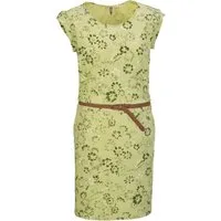 G.I.G.A. DX by killtec Sommerkleid GS 43 WMN DRSS Sommerkleid mit Flechtgürtel, All Over Print, Baumwolle, Taschen