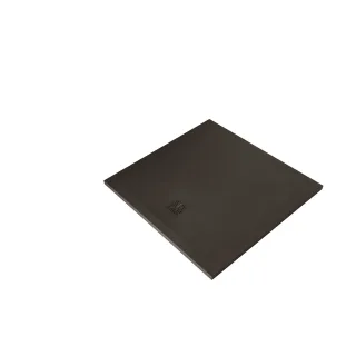 KLUDI-TERRA Duschwanne 100 x 100 H3 cm Abflussabdeckung inklusive Mattschwarz 08DW1839