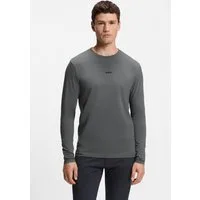 BOSS ORANGE Langarmshirt TChark Rundhalsausschnitt, Regular Fit, mit BOSS-Logo