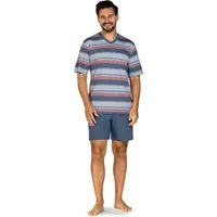 Comte Shorty Lunar Lounge (Set, 2 tlg., 2-teilig) Herren Pyjama kurz Shorty Kurzarm Baumwolle große Größen