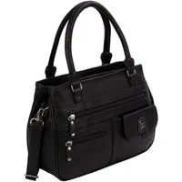 EAAKIE Umhängetasche Damen Tasche Schultertasche Umhängetasche Leder Optik Handtasche, als Schultertasche, Umhängetasche tragbar