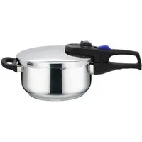 Elo Schnellkochtopf PRAKTIKA PLUS, Ø 22 cm, 4 Liter, mit Deckel, Edelstahl 18/10, mit Überdrucksicherung, Druckablassventil