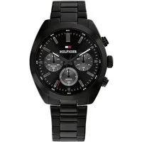 Tommy Hilfiger Chronograph Hudson 1710724, Quarzuhr, Armbanduhr, Herrenuhr, Edelstahlarmband, analog