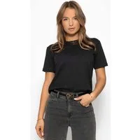 SASSYCLASSY T-Shirt Rundhals T-Shirt für Damen Legeres Top aus Baumwolle in lockerer Passform