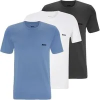 BOSS Unterziehshirt Classic T-Shirt (3-St) mit fein geripptem Rundhalsausschnitt