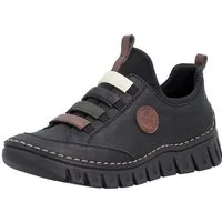 Rieker Slip-On Sneaker Slipper, Schlupfschuh, Halbschuh mit elastischem Einstieg