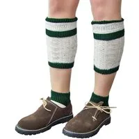 P.S. Schuhmacher Socken Loferl Trachtensocken für Herren Natur Grün