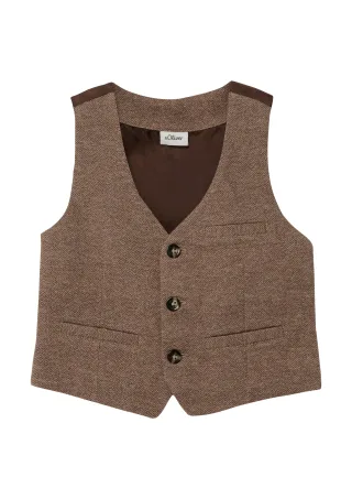 s.Oliver - Indoor-Weste braun - Gr. - 110