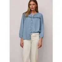 STREET ONE STUDIO Jeansbluse mit 3/4 Ärmeln