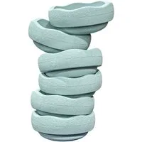 Stapelstein Balancetrainer Stapelstein mint, für Drinnen und Draußen, 6-tlg. ØxH: 27,5x12 cm