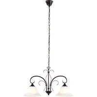 GLOBO LIGHTING Hängeleuchte, Leuchtmittel nicht inklusive, Pendelleuchte Vintage Metall Pendellampe Esszimmer Retro Hängelampe