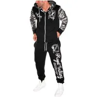RMK Jogginganzug Herren Jogging Anzug Trainingsanzug Sportanzug Hausanzug Fitness Set, mit Kapuze