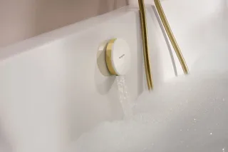 Hansgrohe Fertigset Exafill Wanneneinlauf,Ablauf- und Überlaufgarnitur Polished Gold Optic,58119990 58119990