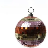 SATISFIRE Discolicht Spiegelkugel 15cm pastellfarben Discokugel Mirrorball Party Disko Deko