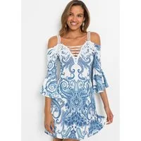 bonprix Off-Shoulder-Kleid für Partys, Off-Shoulder-Design, Halbarm, ausgestellte Passform