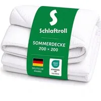 Schlaftroll Sommerbettdecke Hautfreundliche, kühlende Bettdecken für warme Nächte, hypoallergen