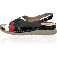 Nowaland Bequeme Damen Sandalen mit Fersenriemen Riemchensandale Stabiler Halt, weich gepolstert, flexibel und leicht