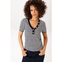 Aniston CASUAL Strickpullover im maritimen Streifen-Dessin - NEUE KOLLEKTION