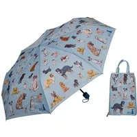 COPPENRATH DIE SPIEGELBURG Taschenregenschirm Handlicher Regenschirm mit praktischer Duo Bag für unterwegs