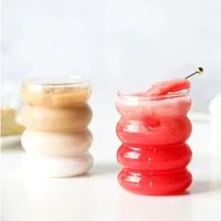Bricard Gläser-Set Trinkglas Cocktailglas Borosilikatglas Marbella stilvoll 350ml, 2-tlg., 2-tlg.