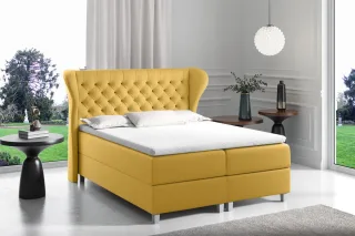 Boxspringbett Schlafzimmerbett LORENZO 200x200cm in div. Farbvarianten