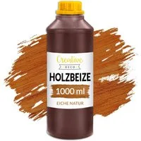 Creative Deco Holzbeize auf Wasserbasis 1L Holz Farbe, Schnelltrocknender Lack, Varnish, schnelltrocknend