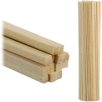 relaxdays Bastelnaturmaterial 200er Set Bambusstäbe 30 cm, (200-tlg)