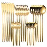 KingLux Besteck-Set 60 teilig Edelstahl Essbesteck Set mit Messer Gabel Löffel (60-tlg), 12 Personen, Edelstahl