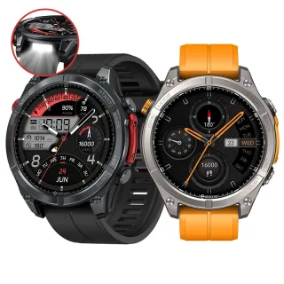 [World Premiere]Zeblaze Stratos 4 1.43-inch AMOLED GPS 5ATM&IP69K Waterproof Built-in Flashlight Compass&Barometric Alti