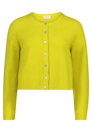 CARTOON - Strick-Cardigan gelb - Gr. - 38