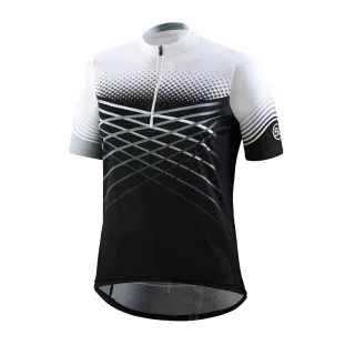 Bicycle Line - "Edera MTB" Radfahr-Trikot für Damen (Schwarz/Weiß)