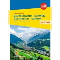 Falk Straßenatlas 2027/2028 Deutschland, Schweiz, Österreich 1:300.000 / diverse, Autoatlas mit Europa 1:4,5 Mio.