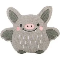 Something Different Dekokissen Fledermaus 3D Dekokissen Halloween Gothic Kissen – Grau/Schwarz