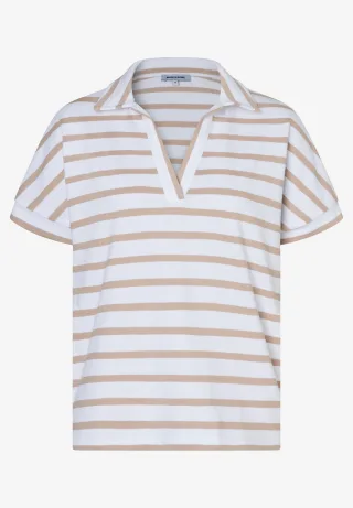 MORE & MORE - Poloshirt weiß - Gr. - 42