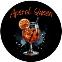 speecheese Magnet Aperol Queen Magnet rund