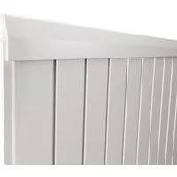 IKHEMalarka Wandpaneel Landhausstil – Boiserie Wandverkleidung Flurdekoration, BxL: 12x100 cm, 0,12 qm, (1 Meter Lang, kombinierbar mit Abschlussleiste) aus hartem Polystyrol (PS)