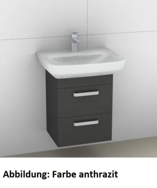 Artiqua 414 Waschtischunterschrank für Sentique 514361 Eiche Weiß quer NB, 414-WU2L-V12-7185-440 414-WU2L-V12-7185-440