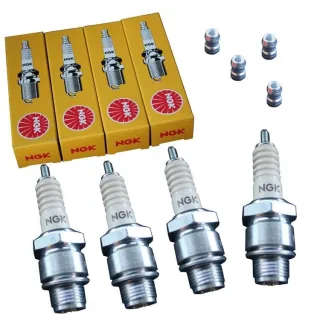 4 NGK Z?ndkerzen BP6E Alfa Romeo Audi BMW Fiat Ford Lada