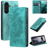 Tec-Expert Handyhülle Mandala Hülle Cover für Samsung Galaxy A56 5G 6.7 Zoll, 6.7", Klapphülle Case Tasche mit Kartenfächern und RFID Schutz