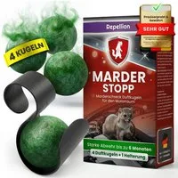 Repellion Marderabwehr-Stäbchen Anti Marder Kugeln fürs Auto – Bequeme Marderabwehr, 4-St., ohne Montage – Effektiver Marderschreck
