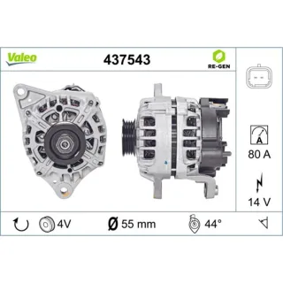 Valeo Lichtmaschine Nissan Micra Note