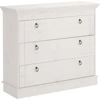 OTTO home Schubkastenkommode Indra, aus massiver Kiefer, mit 3 Schubladen, Breite: 100 cm