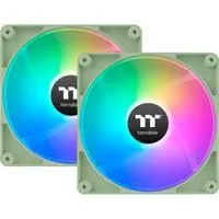 CT120 ARGB Sync PC Cooling Fan Matcha Green, Gehäuselüfter hellgrün, 2er Pack, ohne Controller, 120 mm