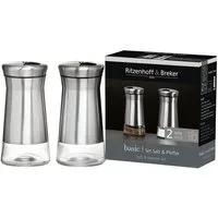 Ritzenhoff & Breker Salz- / Pfefferstreuer Basic, (2-tlg), 120 ml