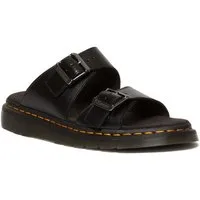 DR. MARTENS Josef Pantolette Sommerschuh, Schlupfschuh mit Logoprägung an den Schnallen, Slide