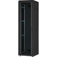 Netzwerkschrank Unique Serie - 600x800 mm (BxT), IT-Schrank schwarz, 26 Höheneinheiten